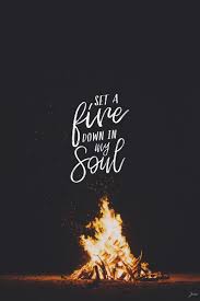 set a fire